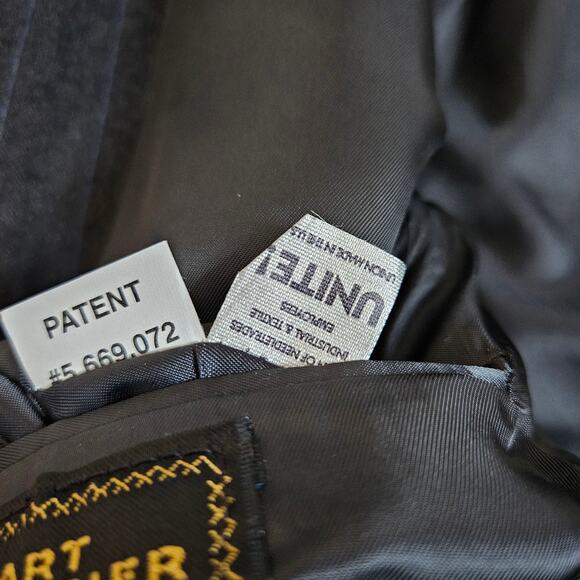 VTG Hart Schaffner Marx Wool Jacket Blazer Mens 46R Suit USA Fratelli Moda Tie - Picture 12 of 16